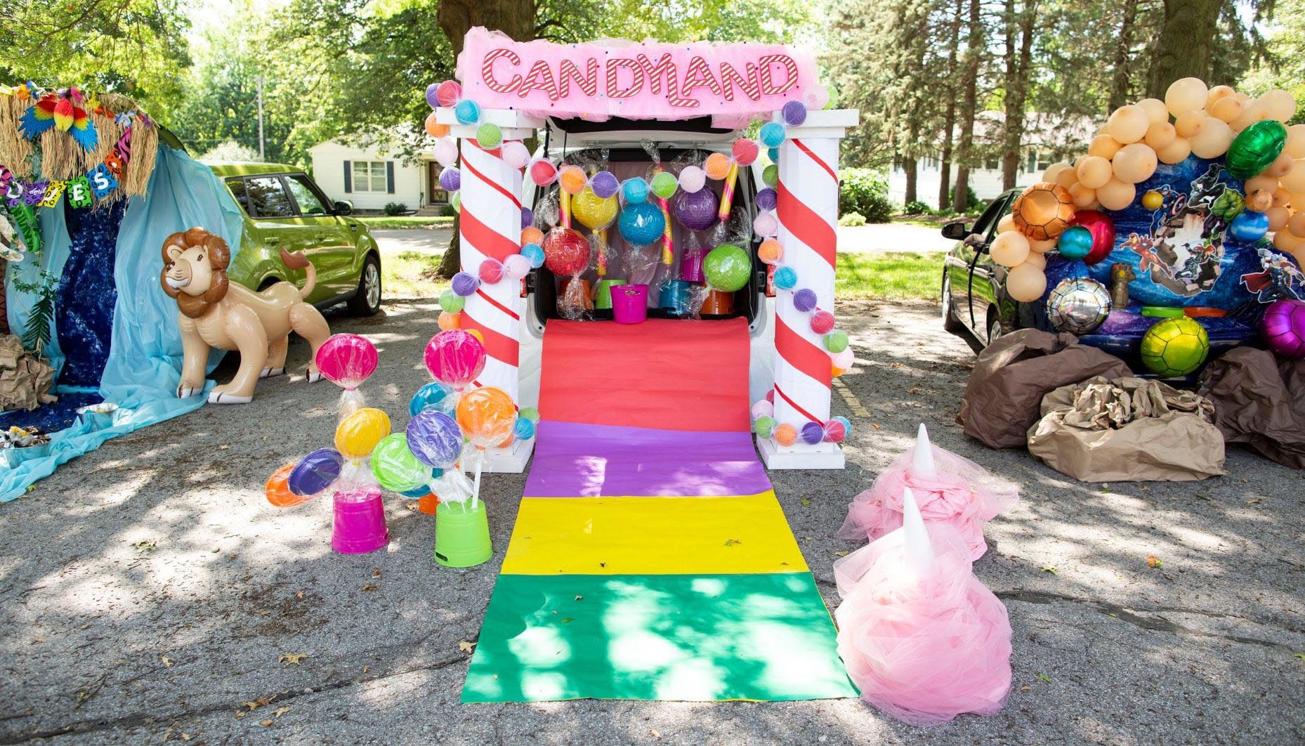 Candy Land Inspired Trunk or Treat Idea Fun365