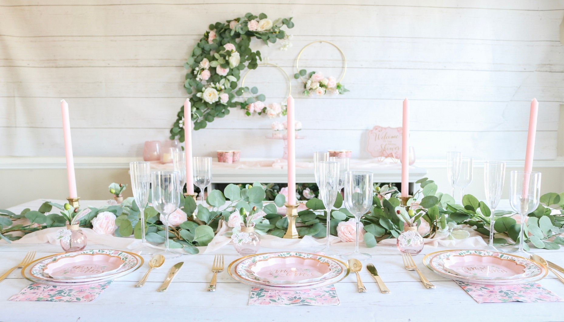 Rose Gold Spring Bridal Shower Fun365