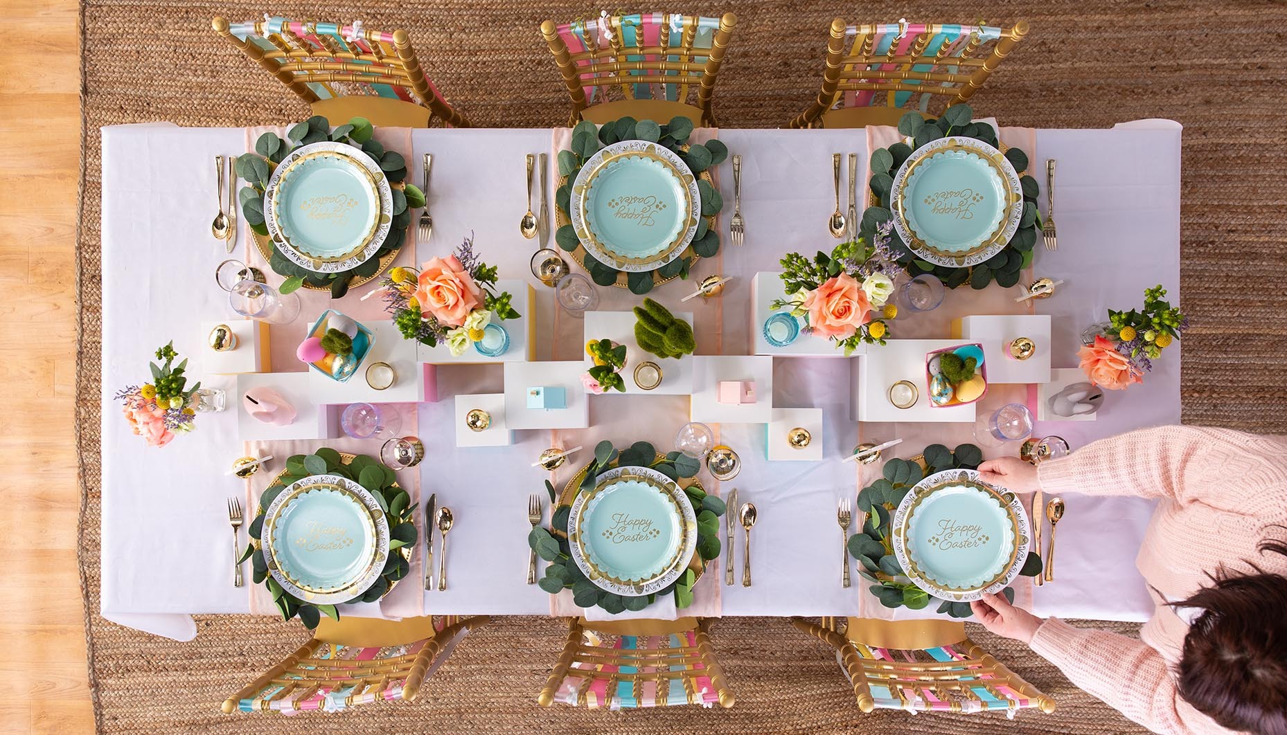 Pastel Easter Table Decor Ideas Fun365