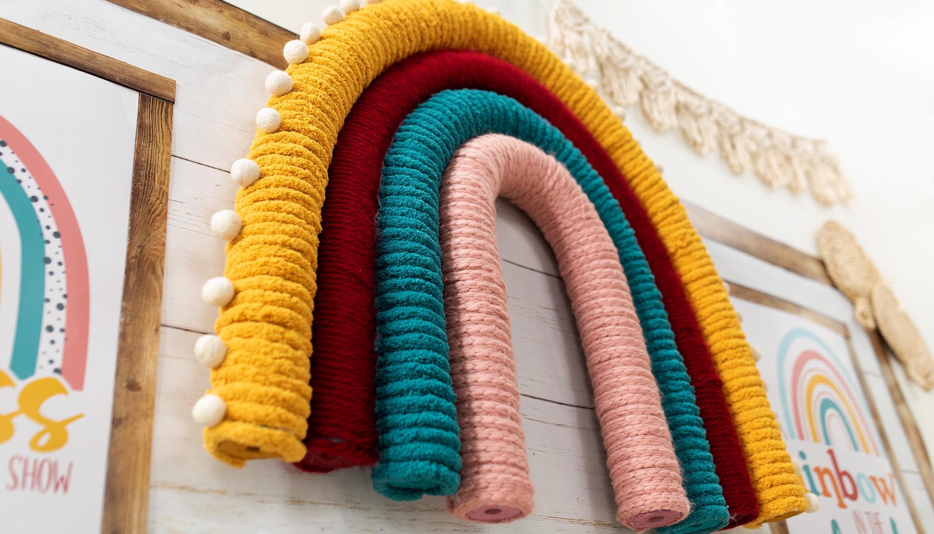 Boho Rainbow Bulletin Board Idea Fun365