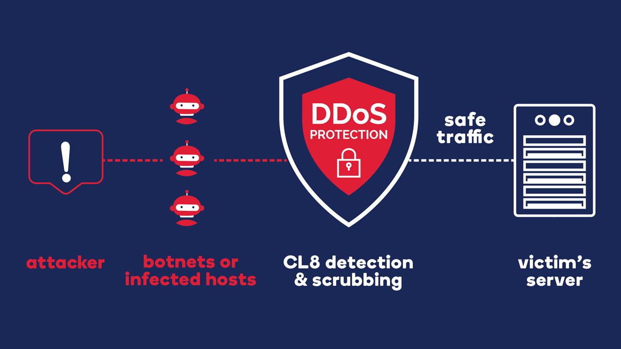 Protecting your organization from volumetric DDoS attack Cloudlayer8