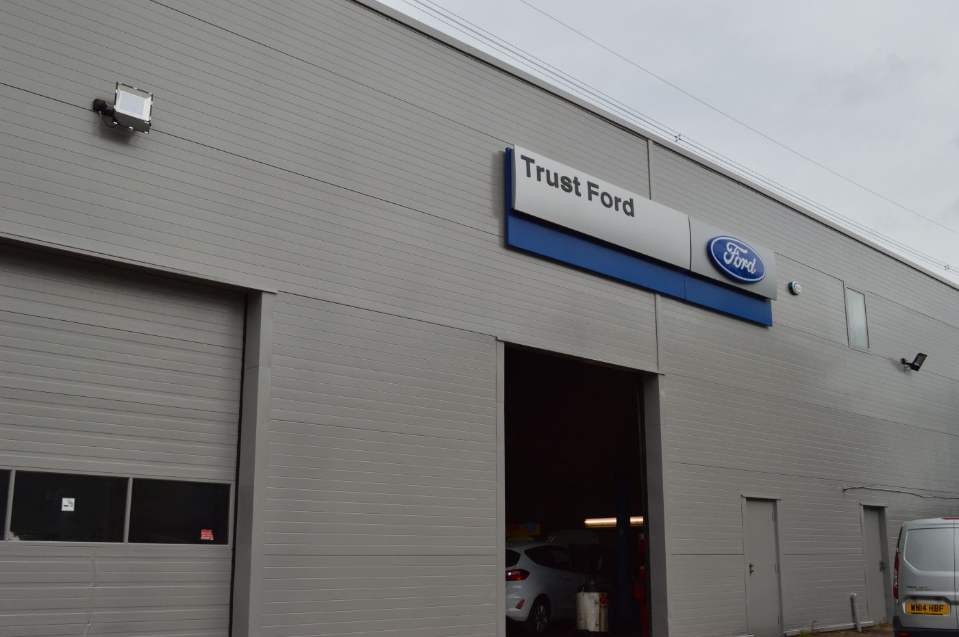 Trust Ford, Castleford, Car Showroom Case Study Cladding Coatings
