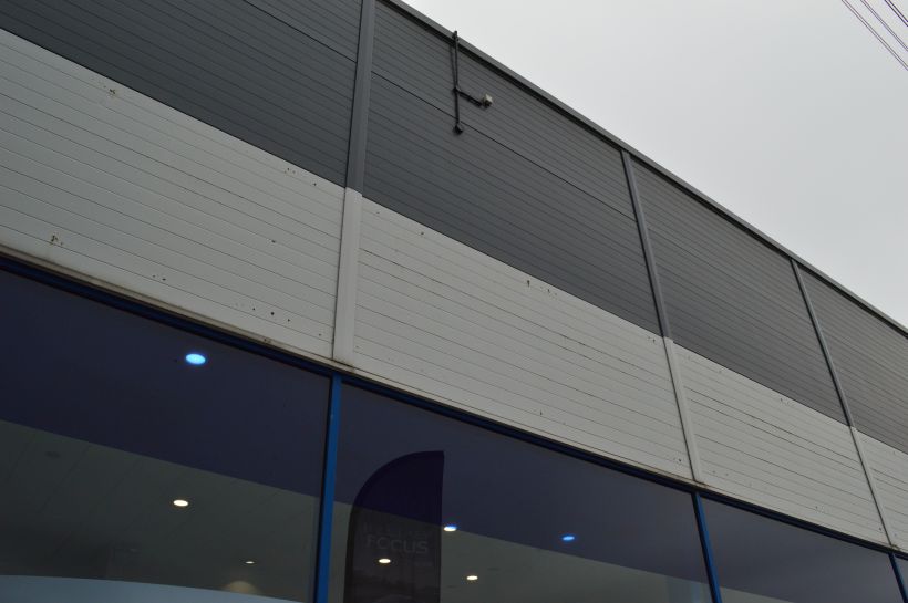Trust Ford, Castleford, Car Showroom Case Study Cladding Coatings