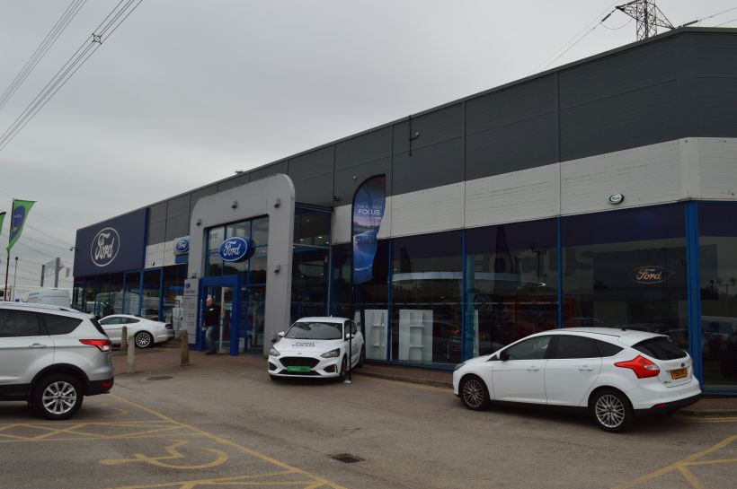Trust Ford, Castleford, Car Showroom Case Study Cladding Coatings