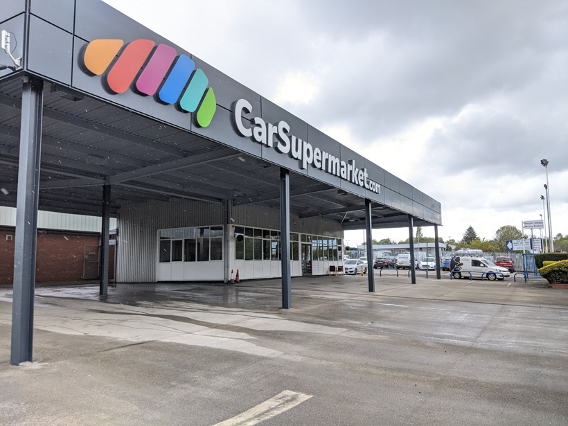 Cladding Painting Car Supermarket, Birmingham Cladding Coatings