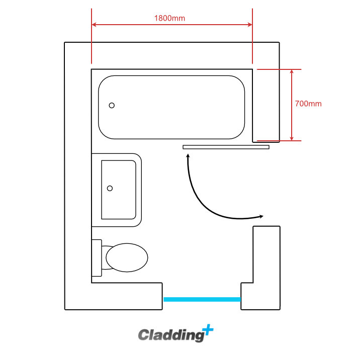 shower panels Cladding Plus