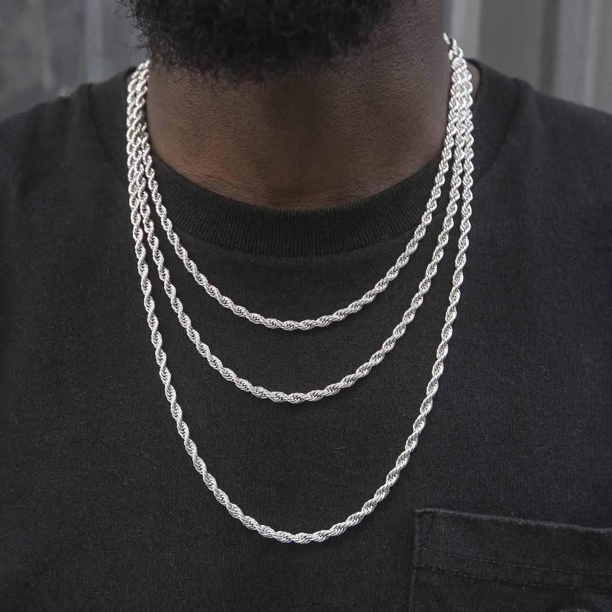 Chain Necklace Lengths for Men A Visual Guide · Cladright