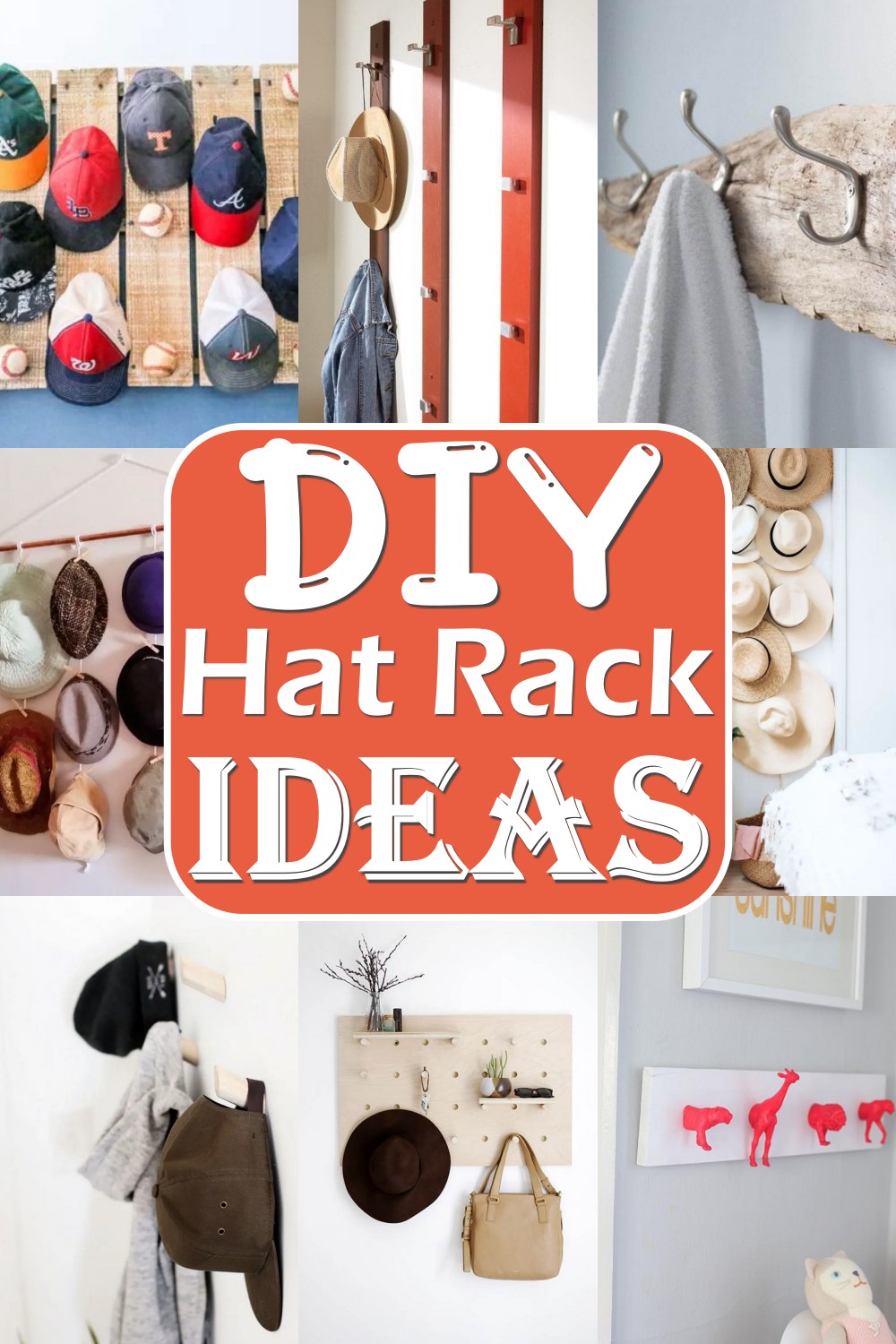 15 DIY Hat Rack Ideas For Organization Clairea Belle Makes