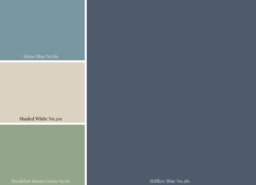 Three beautiful palettes for Stiffkey Blue be inspired