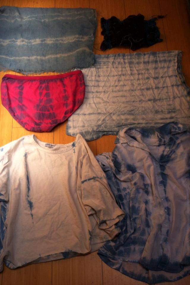 Shibori, felting and fulling class Claire Sherman Art