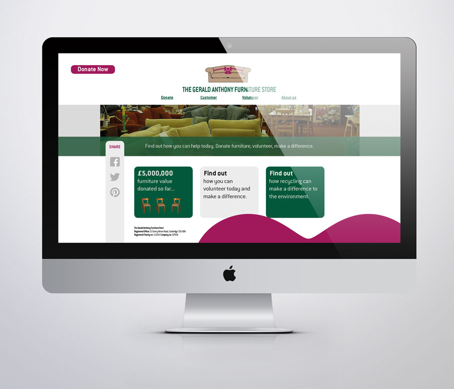 The Gerald Anthony Furniture Store Freelance graphic designer