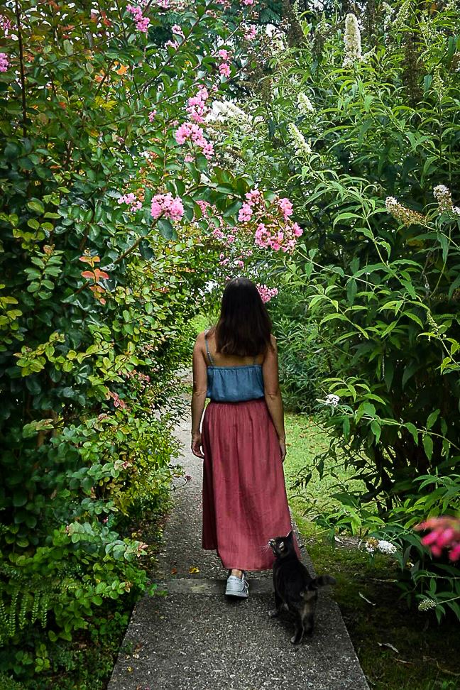 Lauzerte : jardin du pèlerin