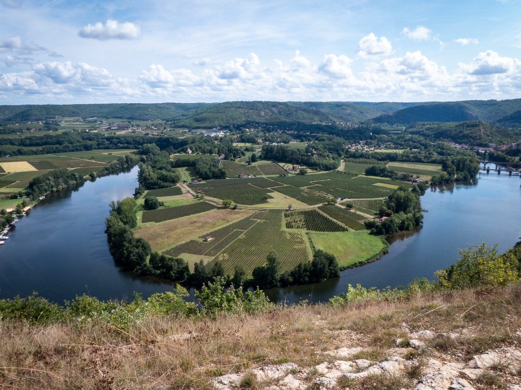 Méandre du Lot et vue sur Luzech