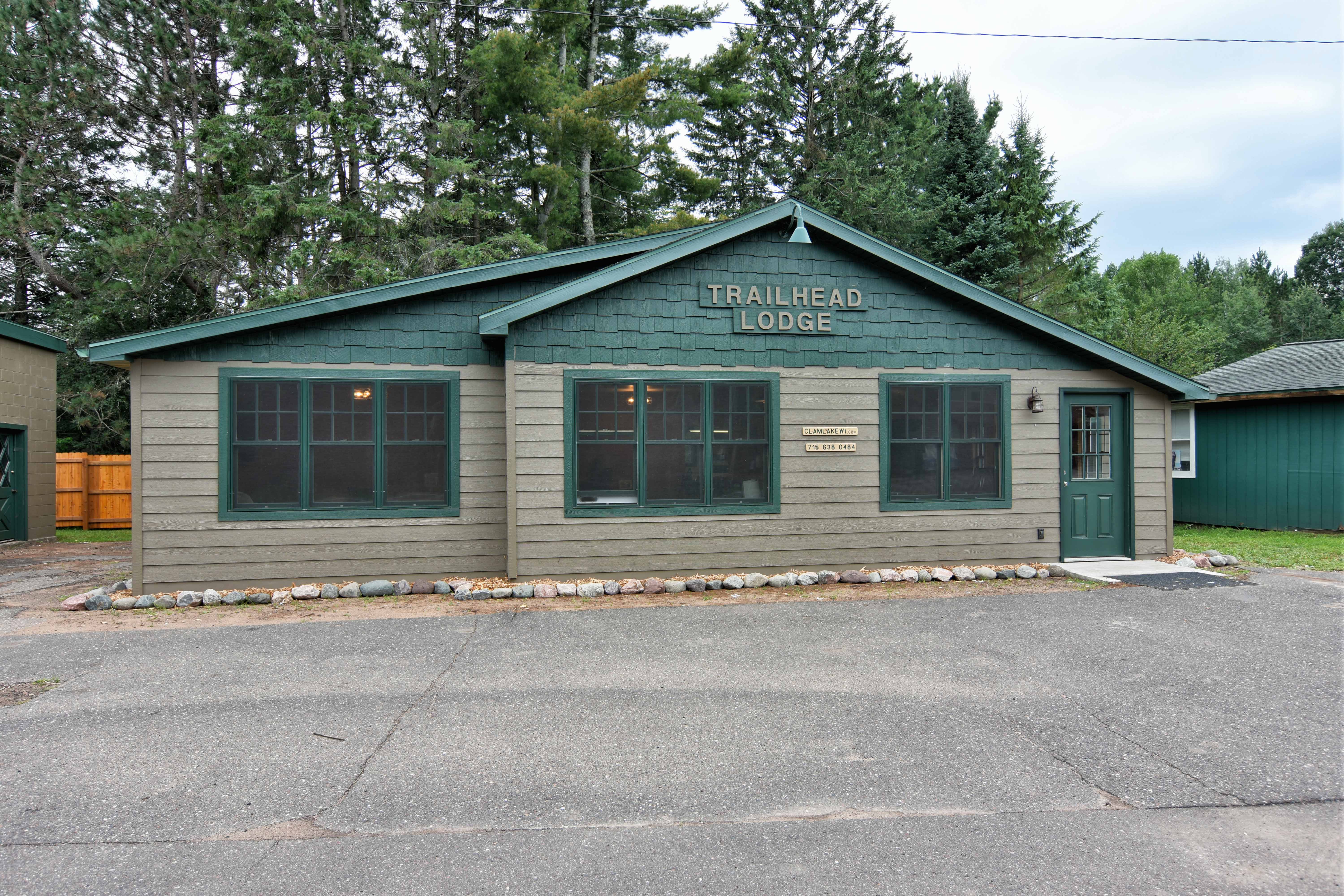 Trailhead Lodge Vacation Rental Clam Lake, Wisconsin