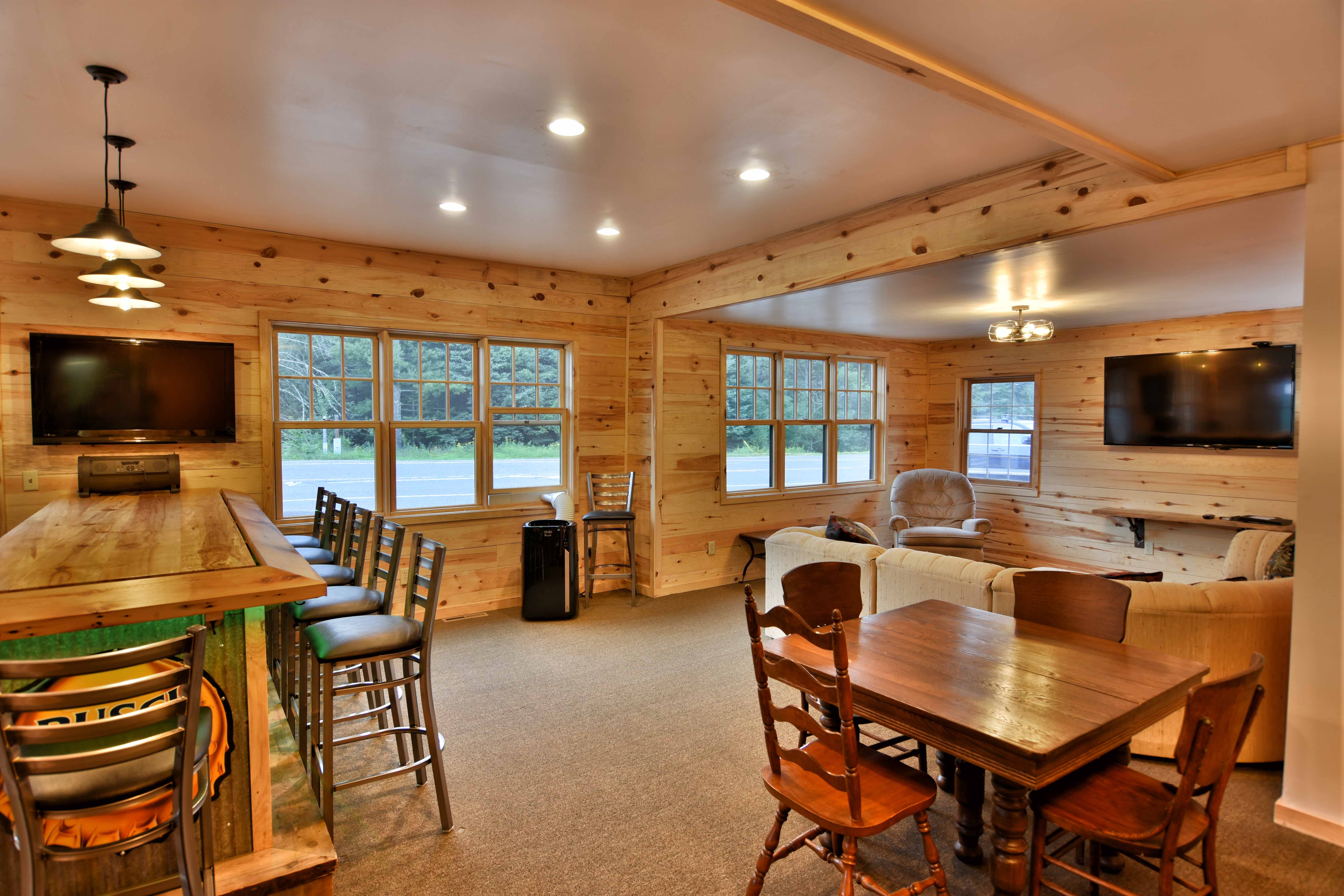 Trailhead Lodge Vacation Rental Clam Lake, Wisconsin