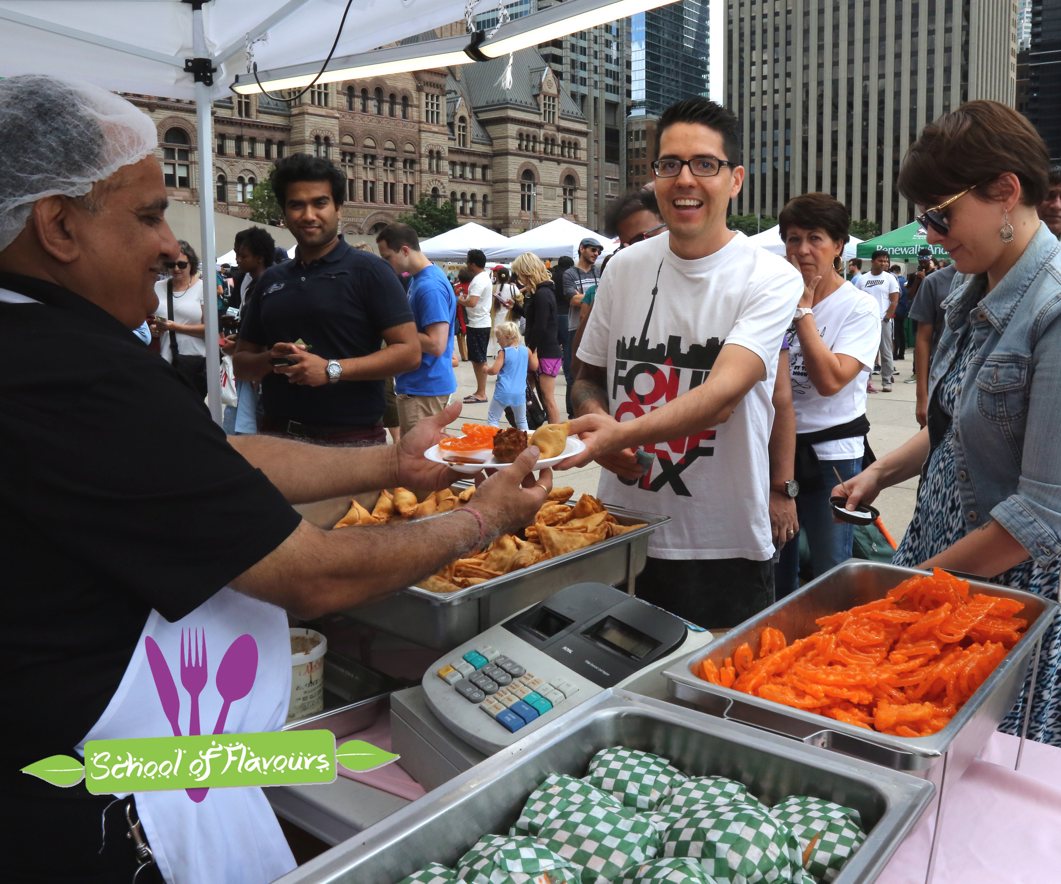 TASTE OF INDIA food festival, made vendors drive back to their