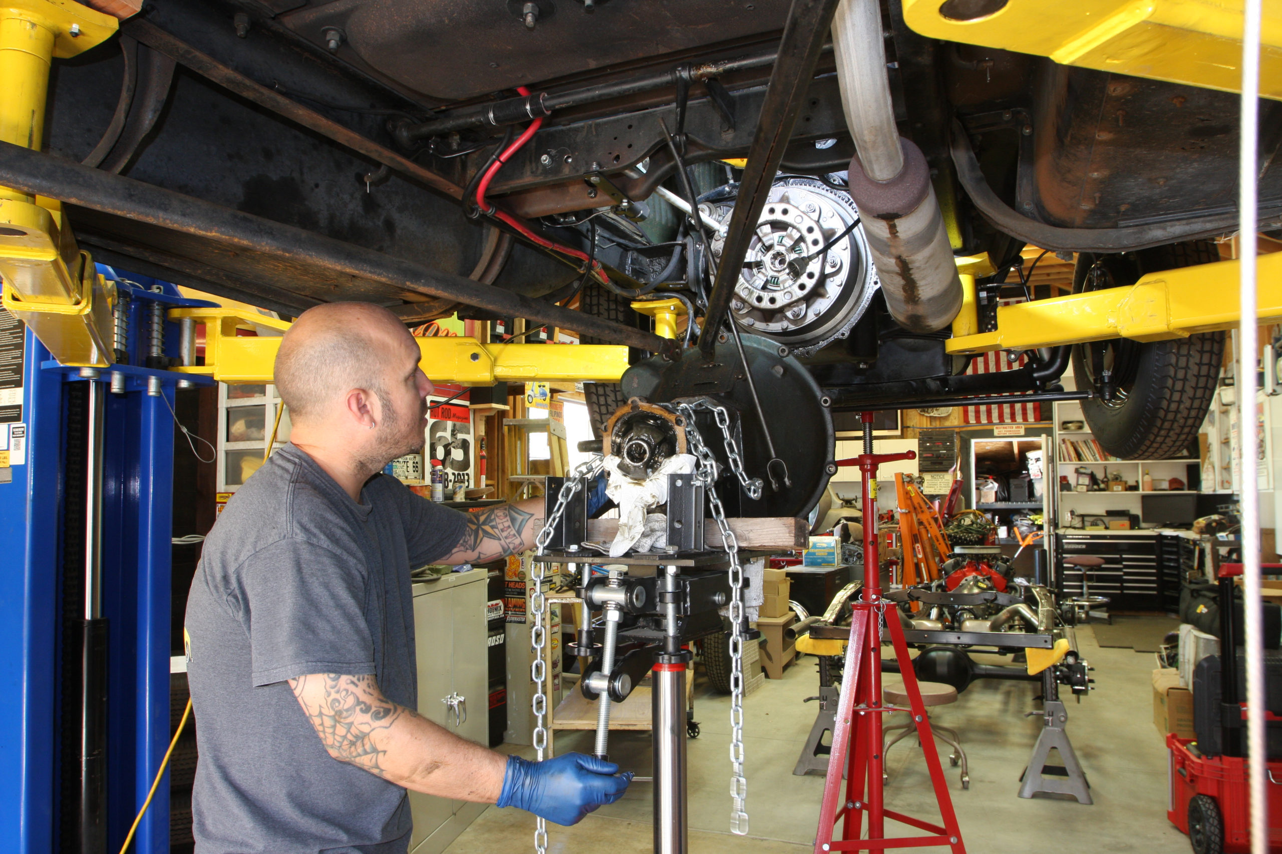 Installing an Overdrive T5 Transmission in a Model A Ford