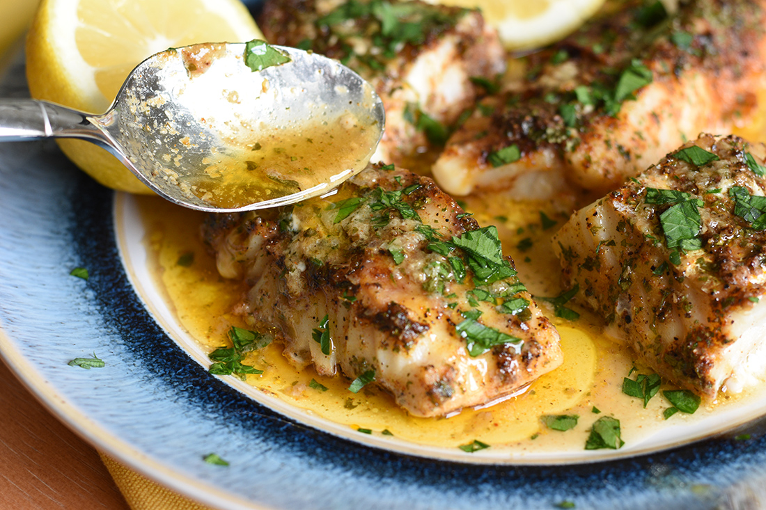Mediterranean Baked Cod. A Healthy Choice For Dinner
