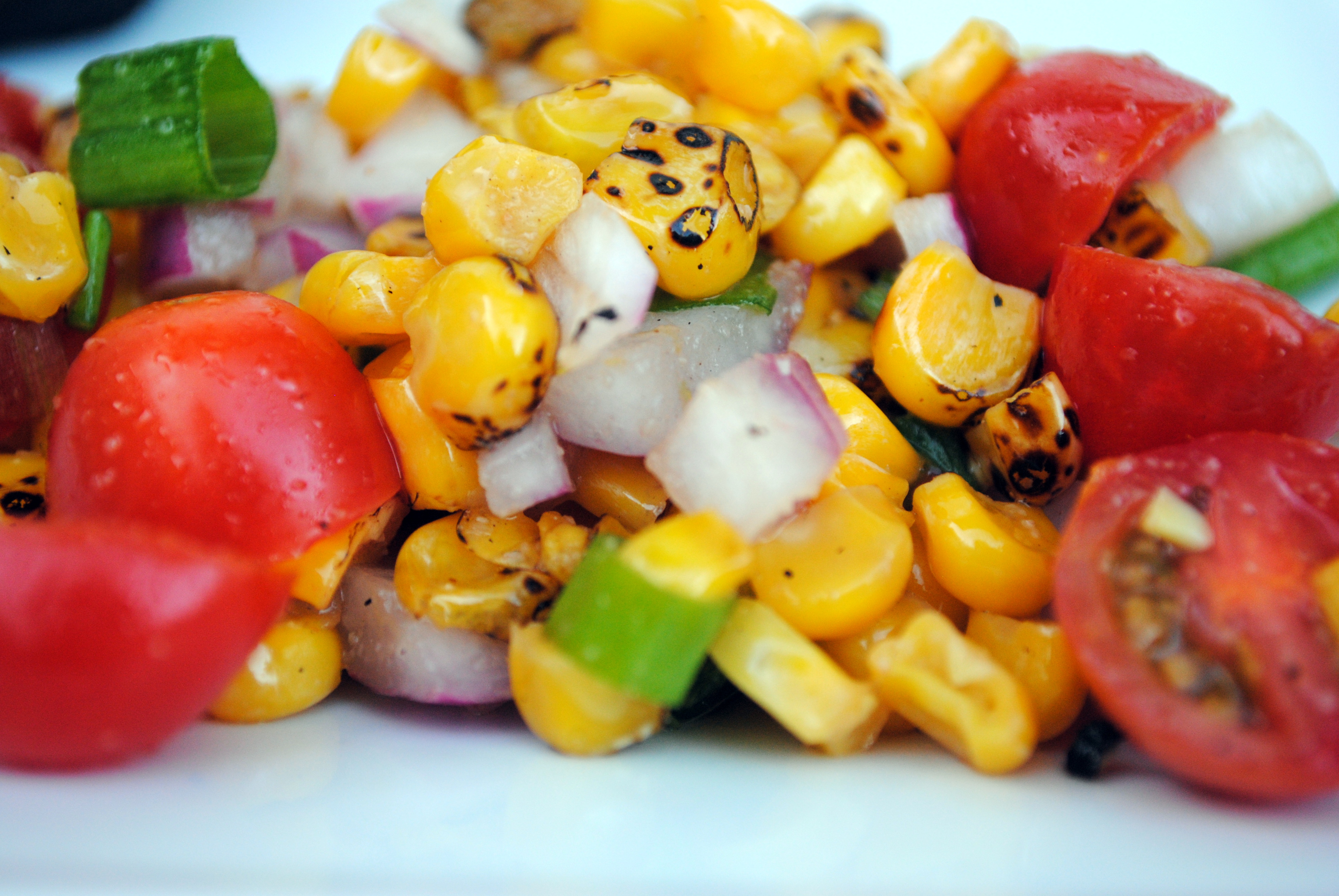 Roasted Corn and Tomato Salad Clare Cooks!