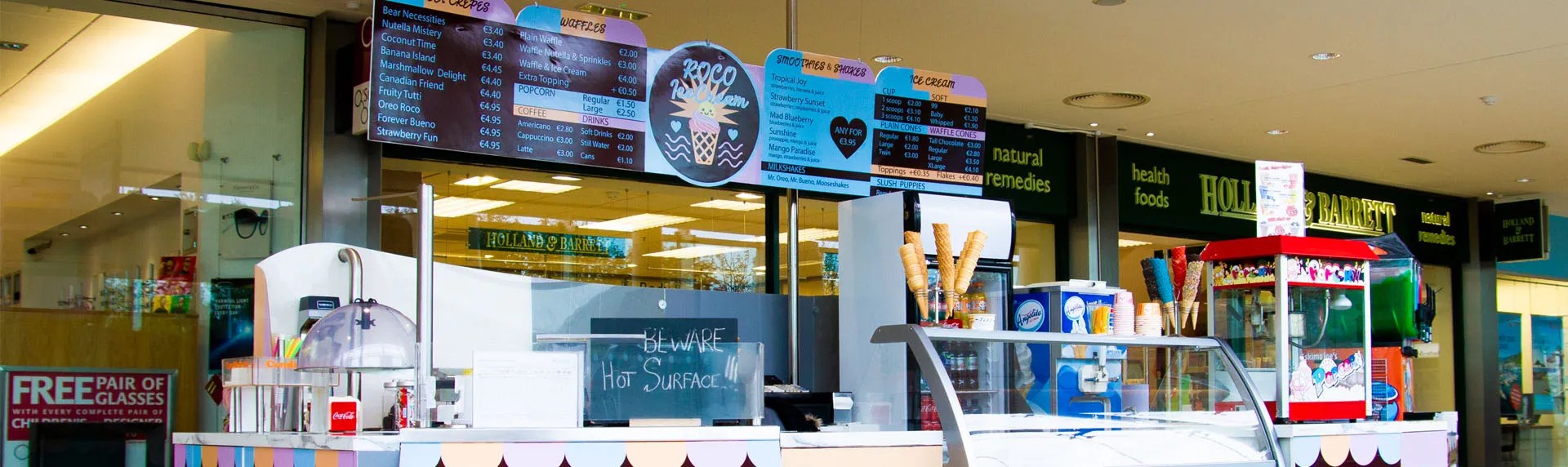 Roco Ice Cream Clarehall Shopping Centre