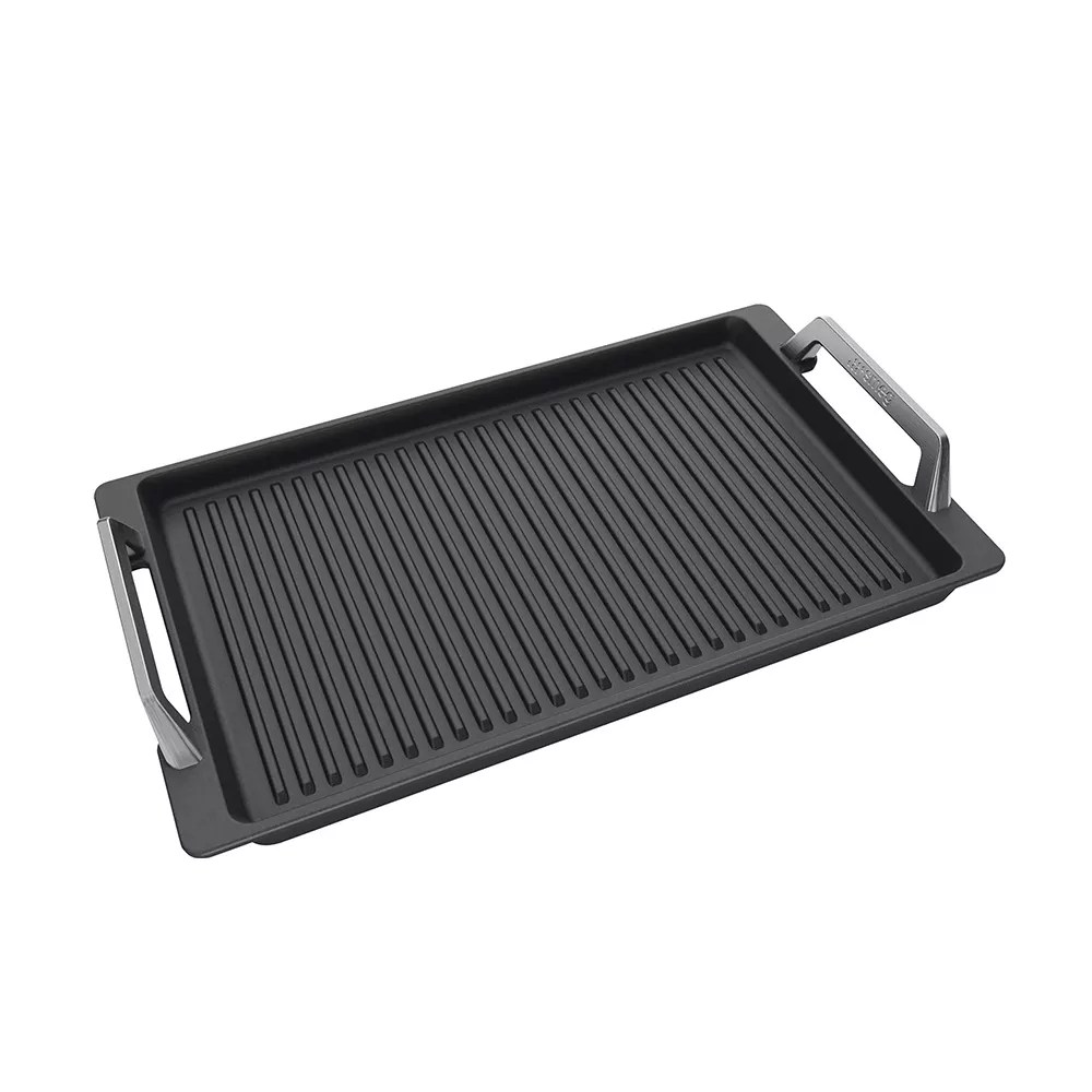 Smeg Cast Iron Griddle Stove Top Cooking Accessory 30cm GRILLPLATE