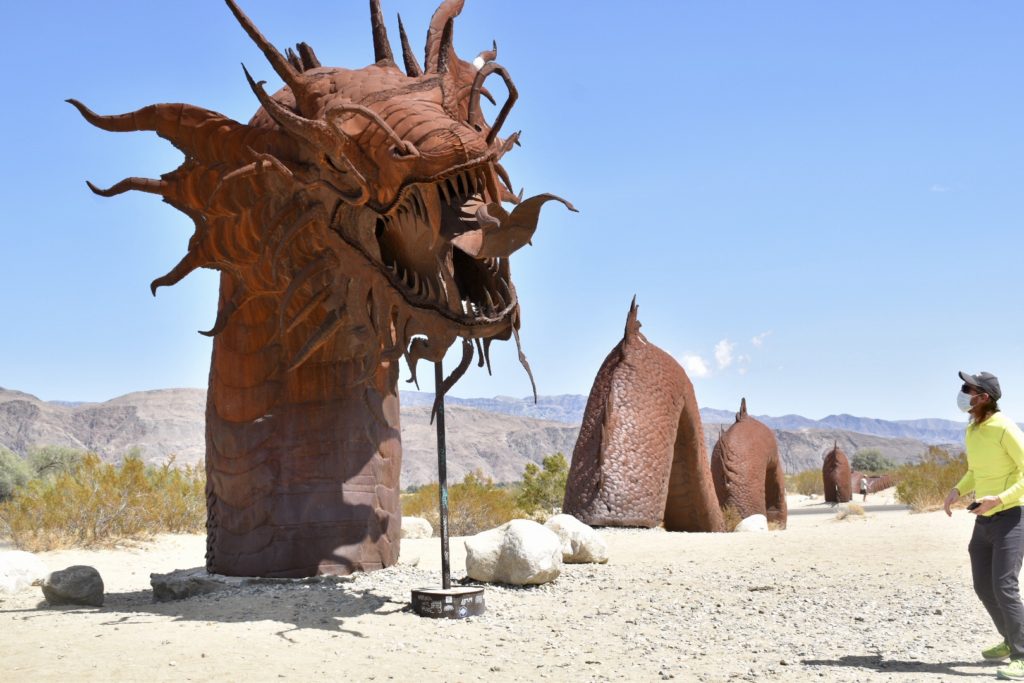 Metal Sculptures in Anza Borrego Claren Wanders