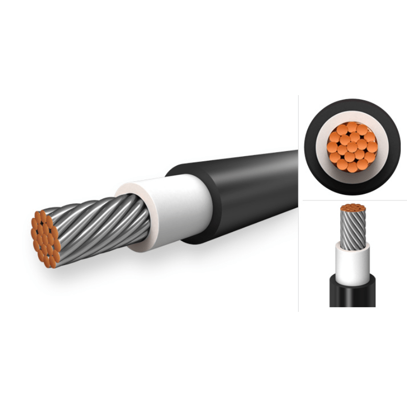 Photovoltaic Solar Panel DC Cable/Wire 120°C Low Smoke