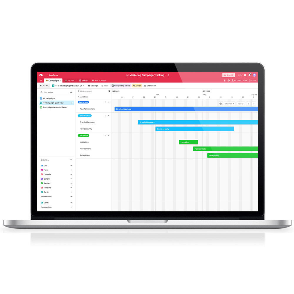 Airtable for Government, Healthcare, and Education Claribase