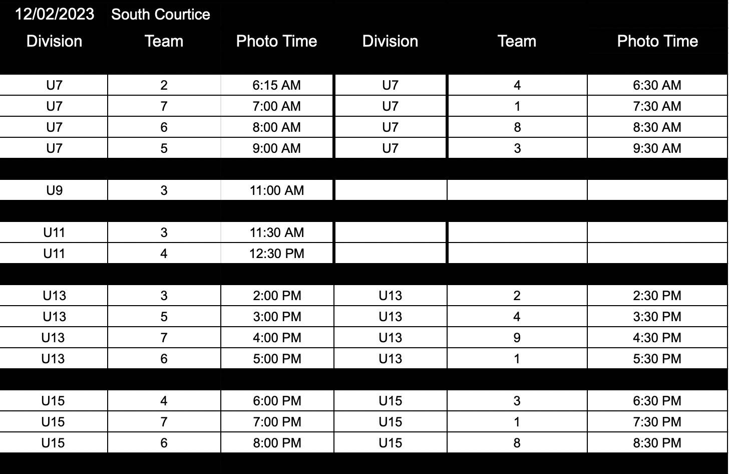 News > PICTURE DAY WEEKEND! (Clarington Thunder Hockey League)
