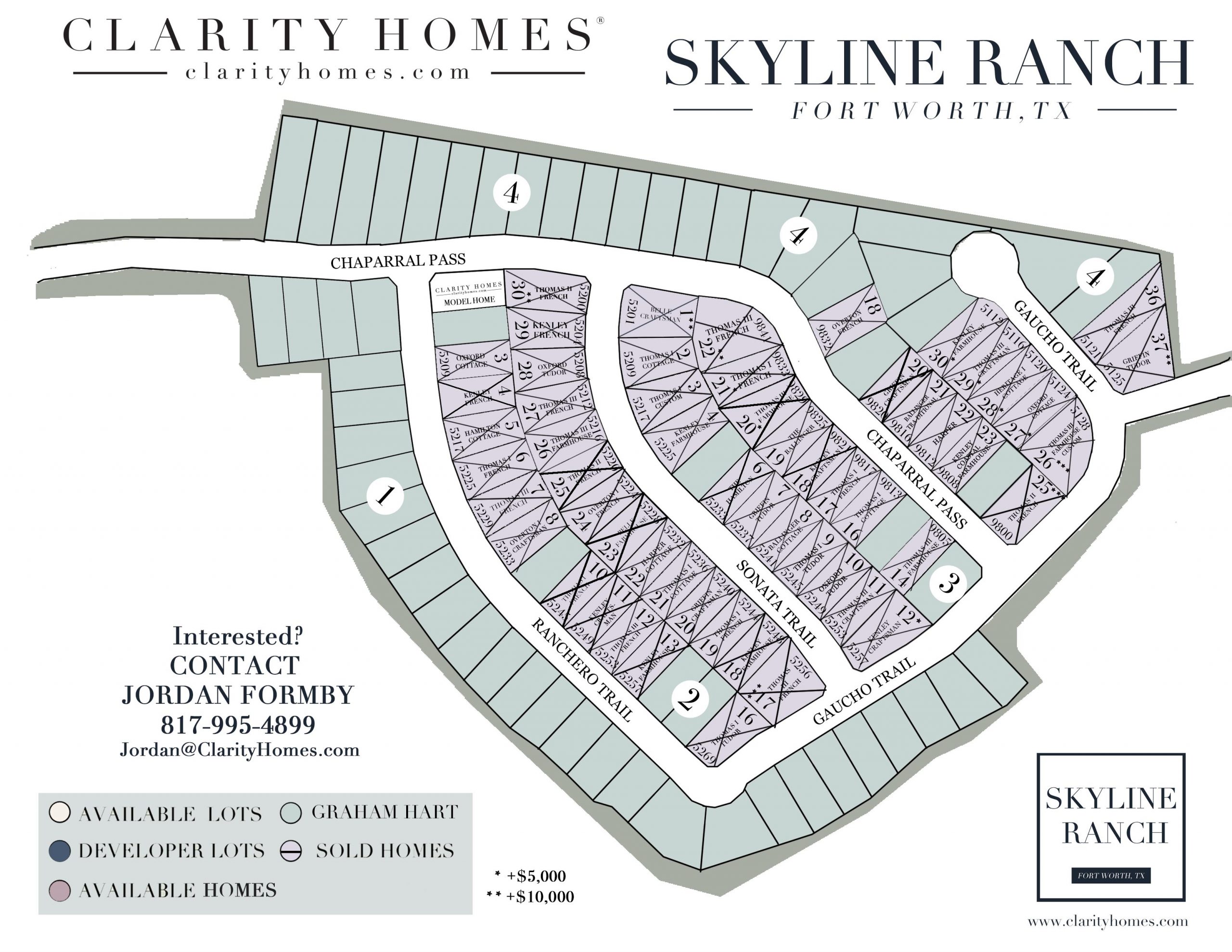 New Homes in Ft. Worth, TX Skyline Ranch Clarity Homes