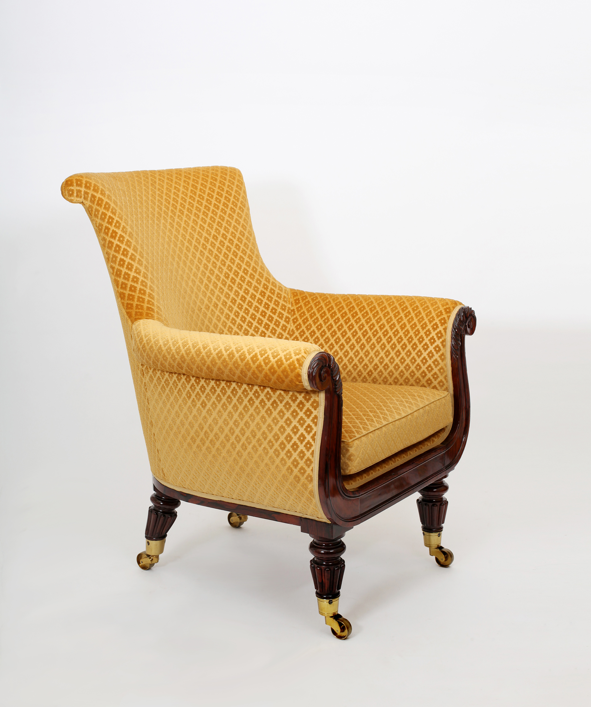 A Regency Library Chair Charles Clark