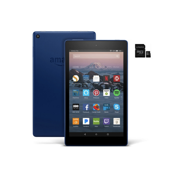 Amazon Fire 8" HD WiFi 32GB tablet with SD card & app pack from 40