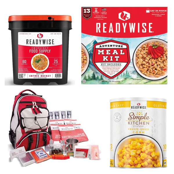 Ends soon ReadyWise food supply essentials from 16 Clark Deals