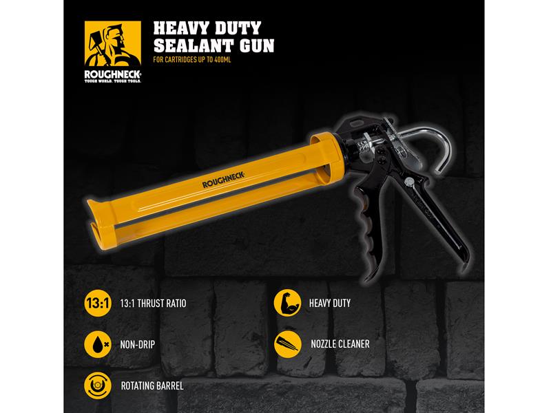 Roughneck Heavy Duty Sealant Gun 10.1/2 IN - Clarke Fencing