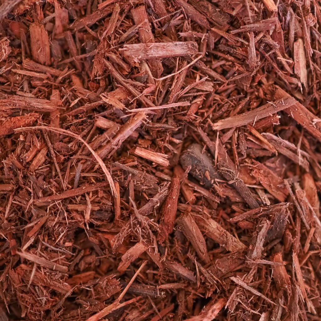 Red Brick Chips Lafayette Landscaping, Lawn Care and Fertilizing