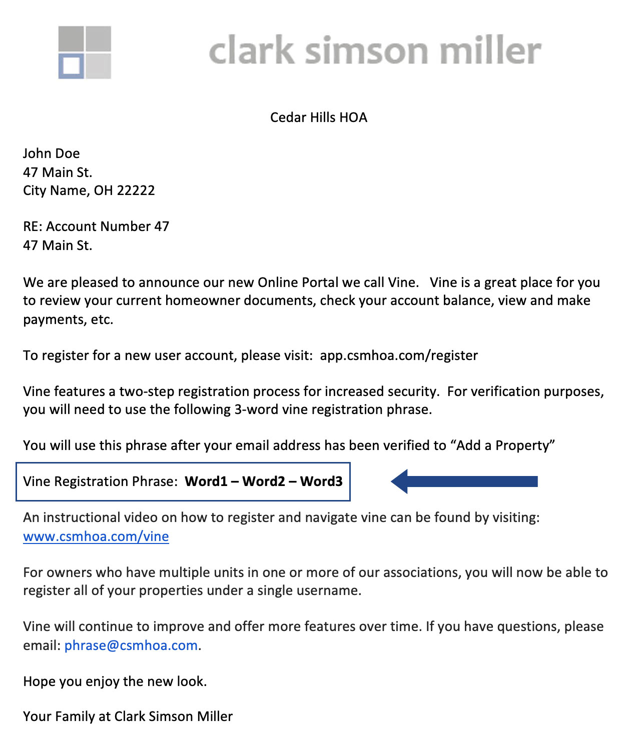 csminstructions Clark Simson Miller