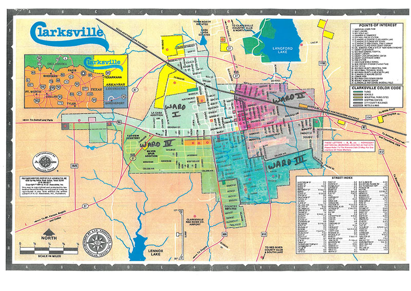 Council Ward Map City of Clarksville