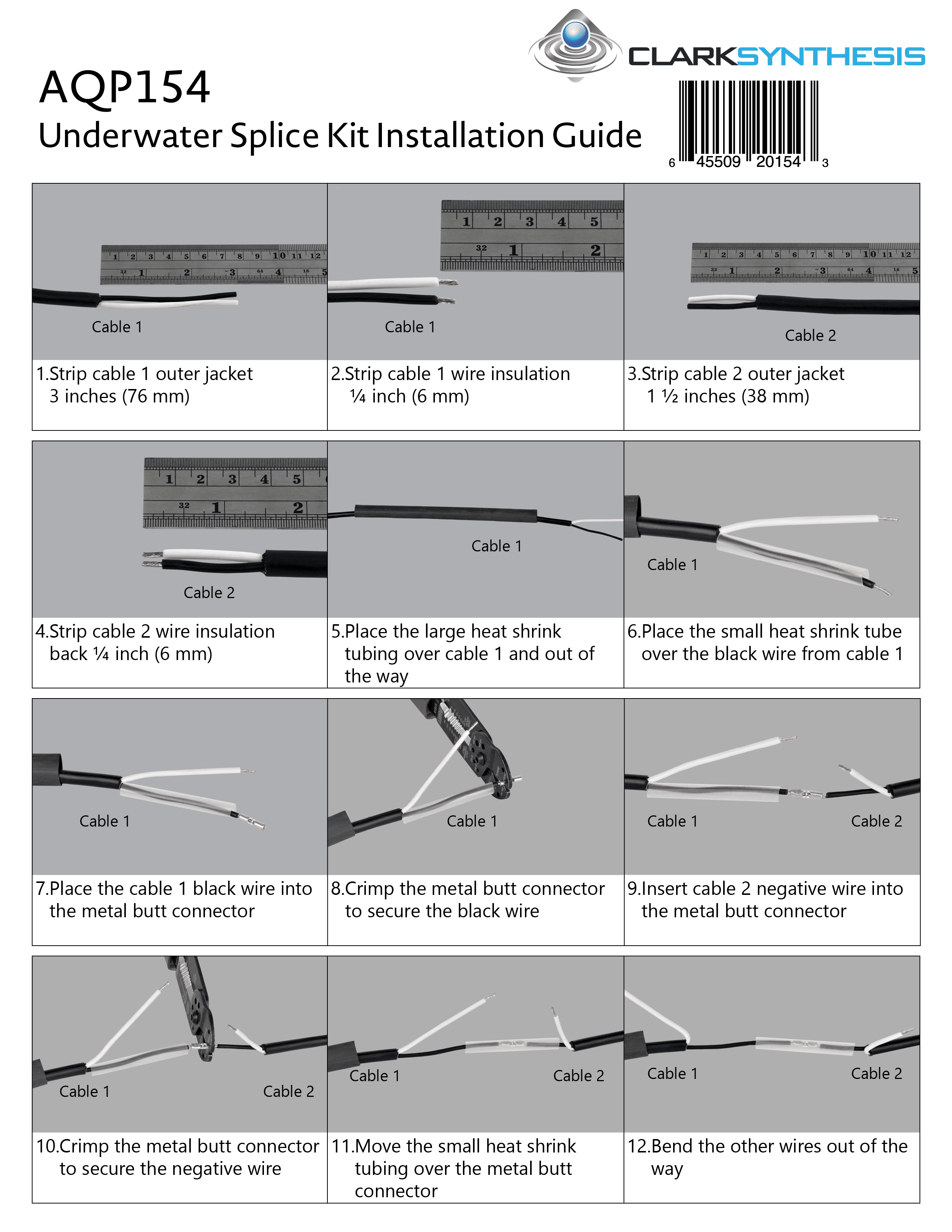 Underwater Splice Kit Clark Synthesis