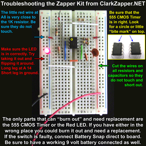 Troubleshooting the Build A Hulda Clark Zapper Kit