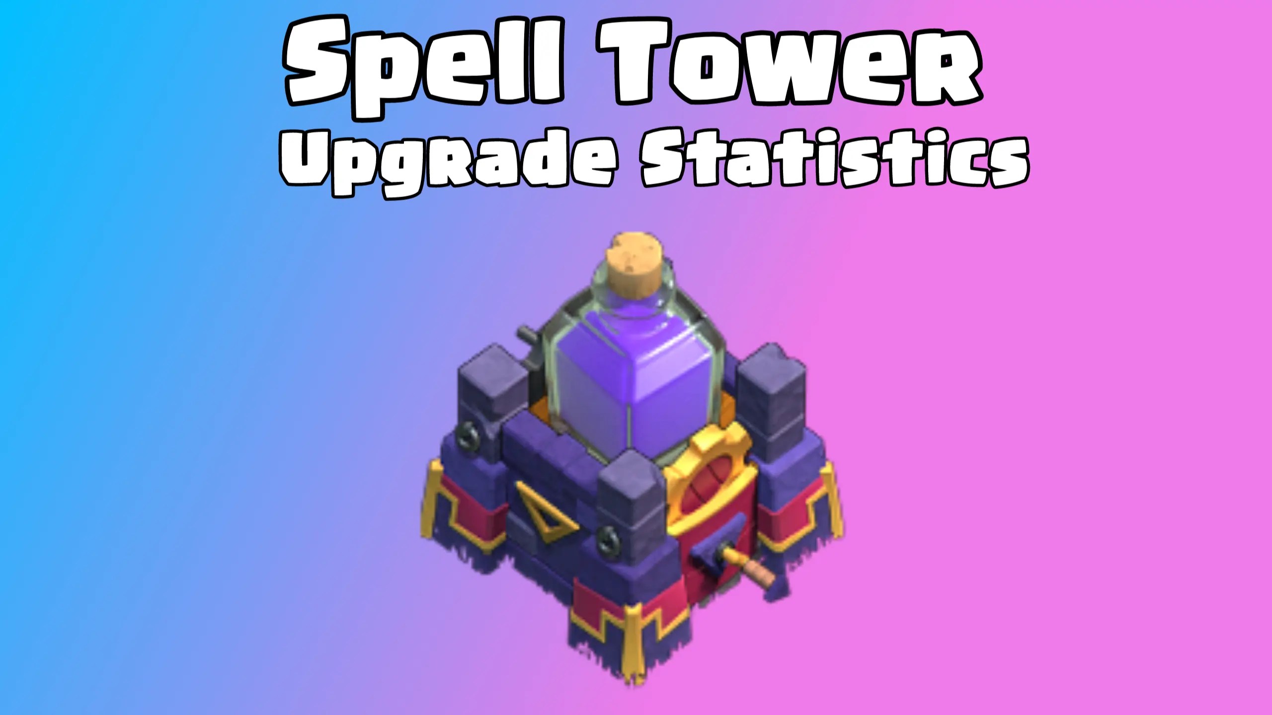 Spell Tower Upgrade Cost, Upgrade Time and Max Levels ClashDaddy