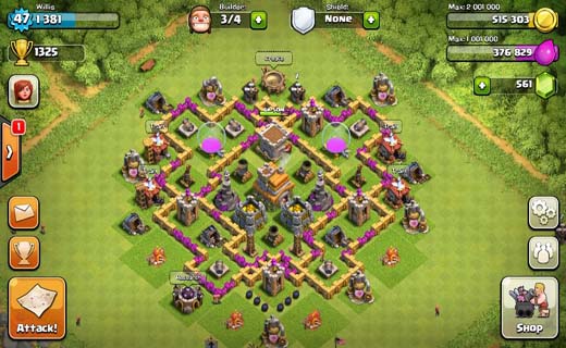 3+ Th7 War Base Without/No Barbarian King 2022 (New!) Th7 Base Design – Trophy Pushing – Lose The Least Stars And Protect Your Loot | Dozers: Coc War Clan