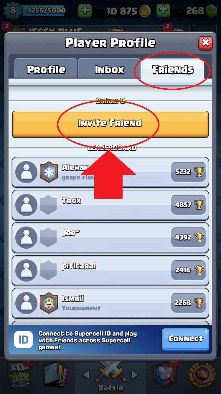 How To Add Friends In Clash Royale