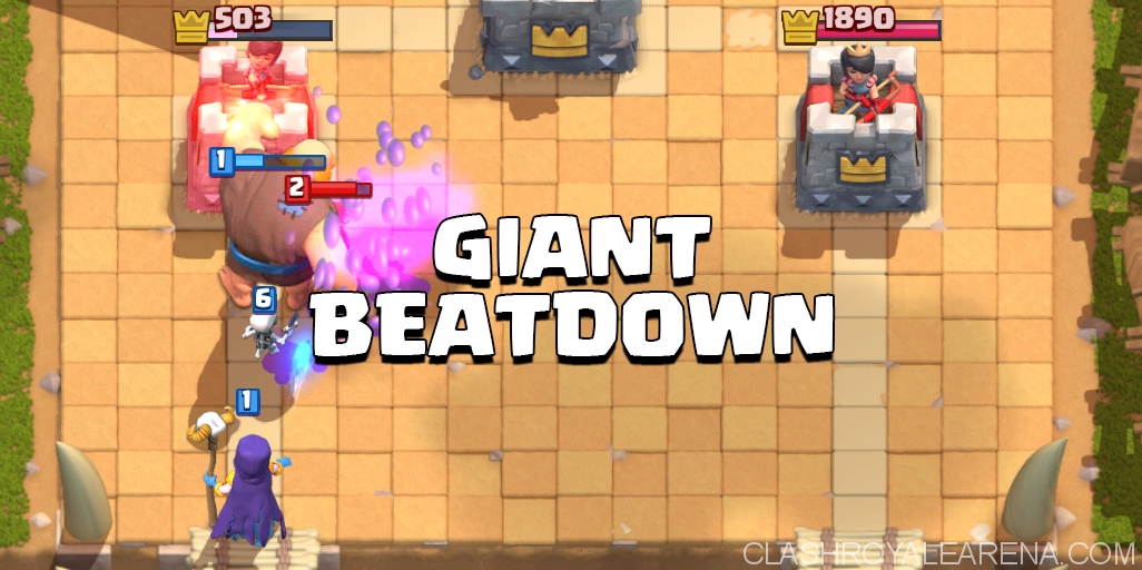 Clash Royale Arena 2 Deck Giant Beatdown [Fundamental Series]