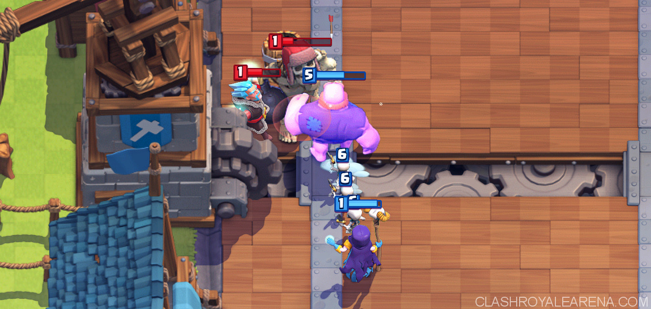 Giant Witch Counter Push Deck Clash Royale Arena