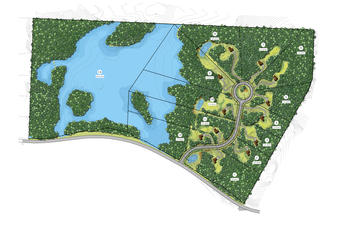 The Point at Moss Creek Subdivision CLA Site