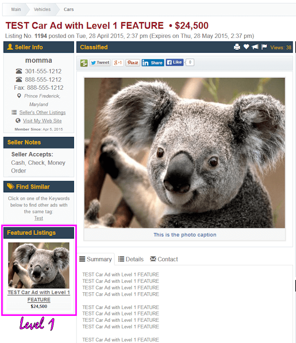 Southern Maryland Online Classifieds