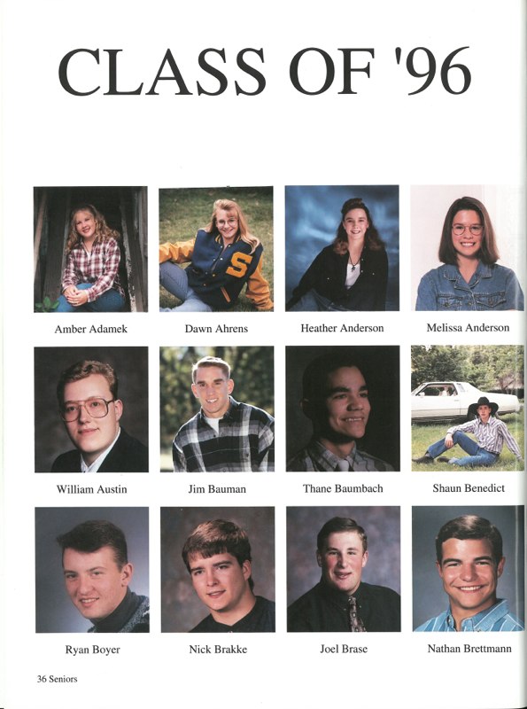 Yearbook Class of '96