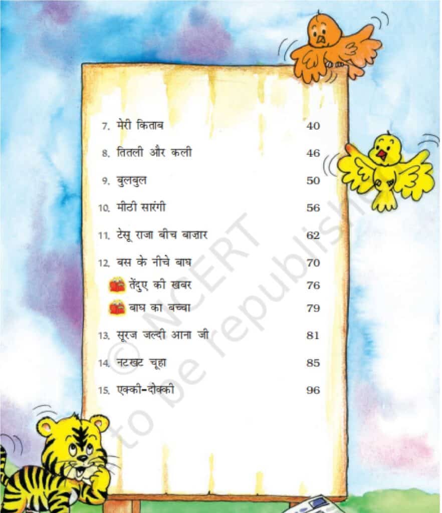CLASS 2 HINDI LESSON PLANS class chapters