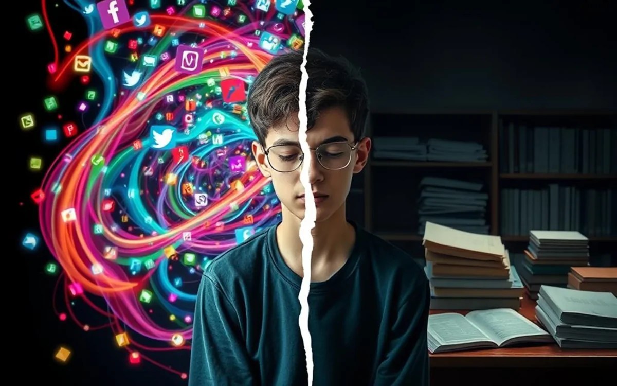 How does social media affect students academic performance