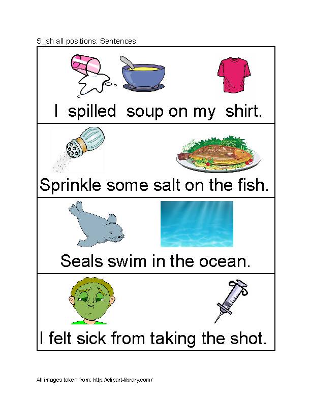 S/SH Sentences All Positions Classful